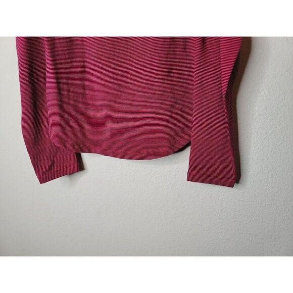 Free People NWT Women's Red Striped Penelope Puff Shirt Size Small t8 - Picture 5 of 8